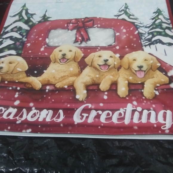 Marshalls Bags Reusable Seasons Greetings Dogs In Pickup Bag Poshmark